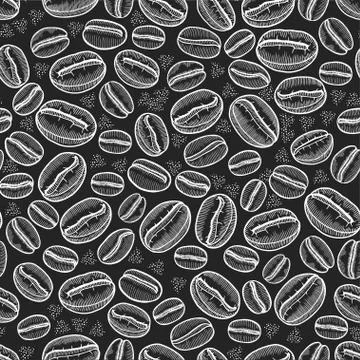 Coffee seamless pattern Stock Illustration