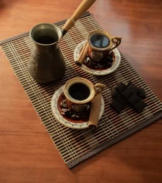 Coffee service Stock Photos