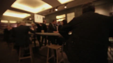 Coffee Shop Cafe Diners Bar blurred 19 Stock Footage 47544546