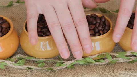 Coffee shop decoration process. Stock Footage 201710996