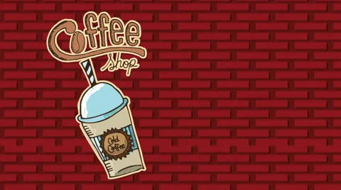 Coffee shop design, Video Animation | Stock Video | Pond5