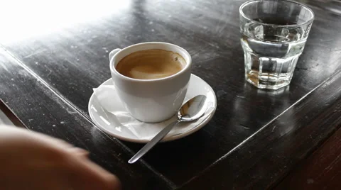 At the coffee shop Video stock 1090752