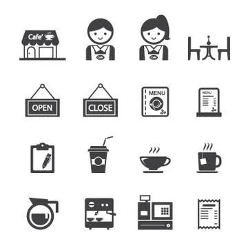 Coffee shop icon Stock Illustration