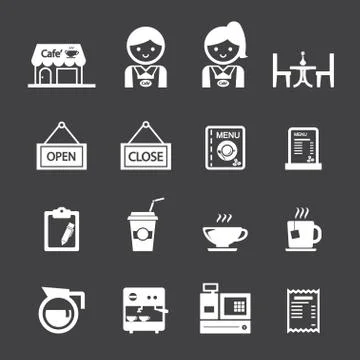 Coffee shop icon Stock Illustration