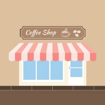 Coffee shop Stock Illustration