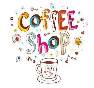 Coffee shop Stock Illustration