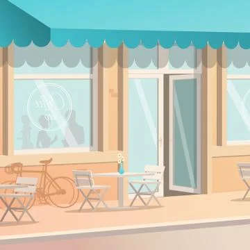 Coffee shop Stock Illustration