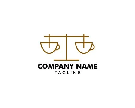 Coffee shop logo design template Stock Illustration