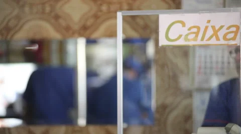 Coffee shop. On the mirror Stockbeeldmateriaal 37017117