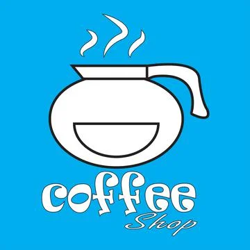 Coffee shop vector design Illustrazione stock