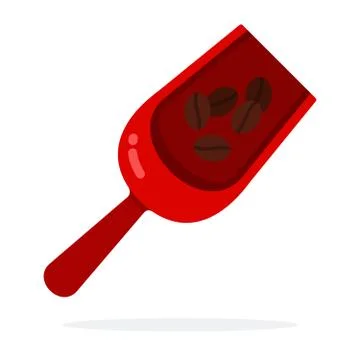Coffee shovel vector flat isolated Stockillustratie