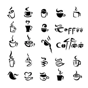 Coffee sign Stock Illustration