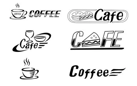 Coffee sign Illustrazione stock