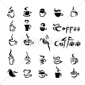 Coffee sign Stock Illustration