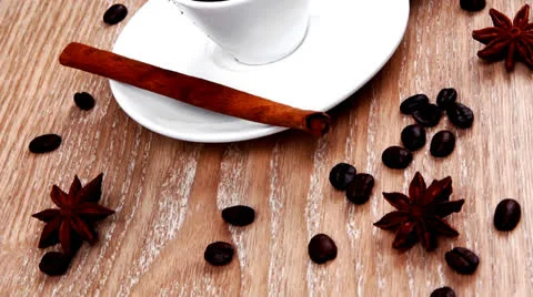 Coffee in small white cup Vídeos de archivo 26251113