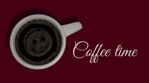 Coffee smile Stock Footage 147403111