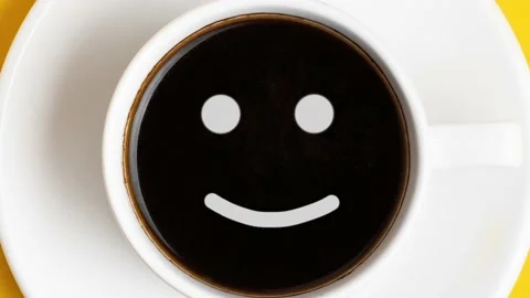 Coffee smile Stock Footage 183356155