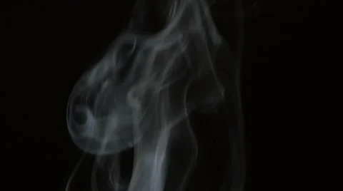 Coffee smoke on black background | Stock Video | Pond5