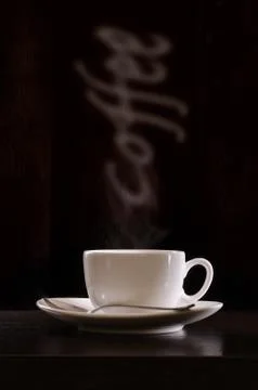 Coffee smoke 写真素材