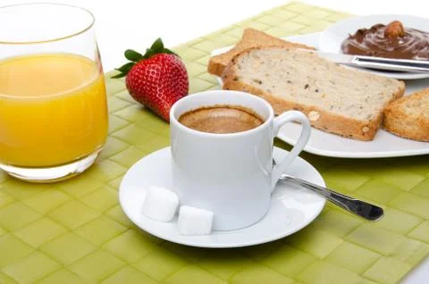 Coffee snack Stock-Fotos