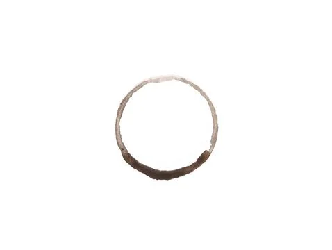 Coffee Spill Circle Shape Stock Photos