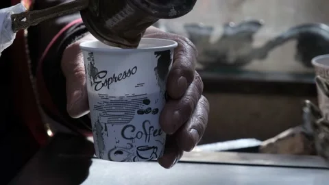 Coffee spills Stock Footage 170658543