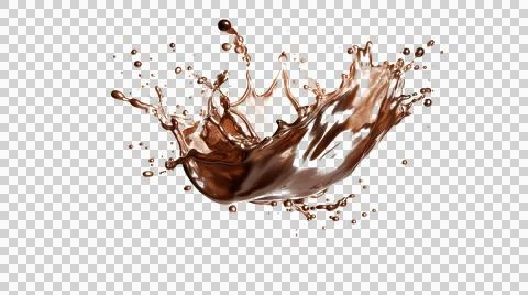 Coffee splash element Stock Illustration