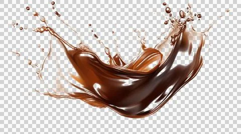 Coffee splash element Stock Illustration