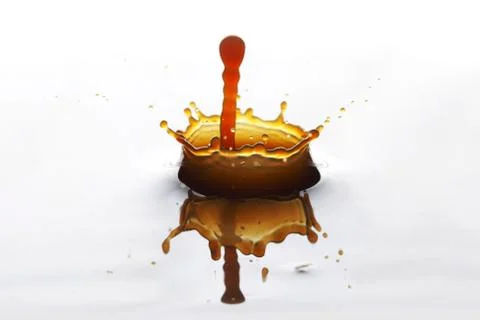 Coffee splash Stock Photos