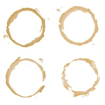 Coffee stain Stock Illustration