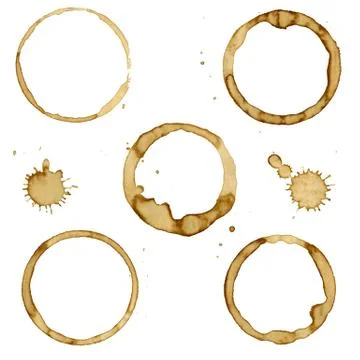 Coffee stain Stock Illustration