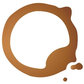 Coffee stain Stock Illustration