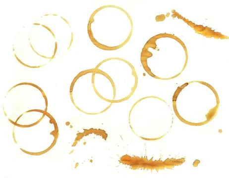 Coffee stain Stock Photos