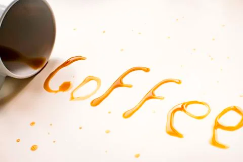 Coffee stain Stock Photos