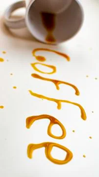 Coffee stain Stock Photos