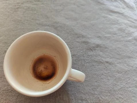 Coffee-Stained Mug Stock Photos