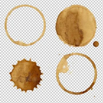 Coffee Stains Collection Stock Illustration