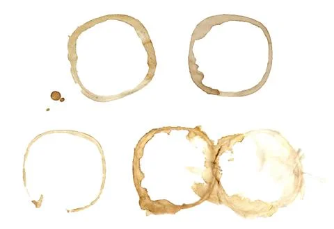 Coffee stains Stock Photos