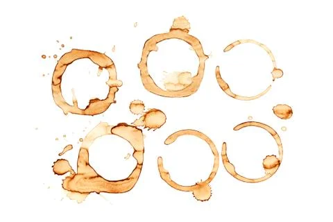 Coffee stains Stock Photos