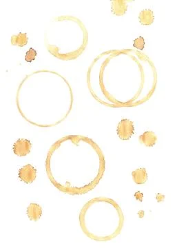 Coffee stains Stock Photos