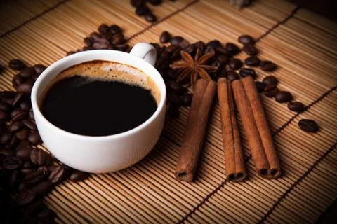 Coffee still life Stock Photos