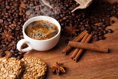 Coffee still life Foto stock