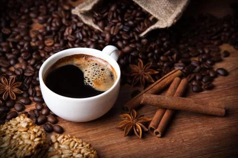 Coffee still life Stock Photos