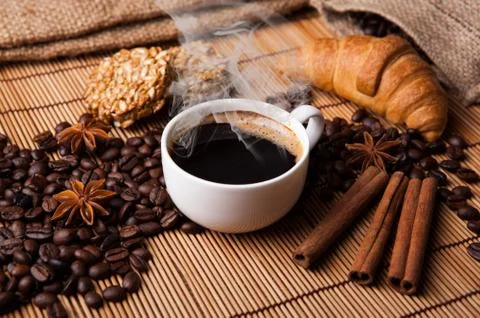 Coffee still life Stock Photos