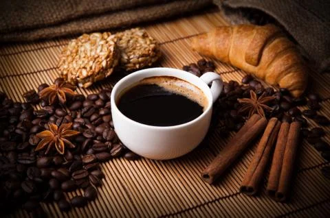 Coffee still life Stock-Fotos