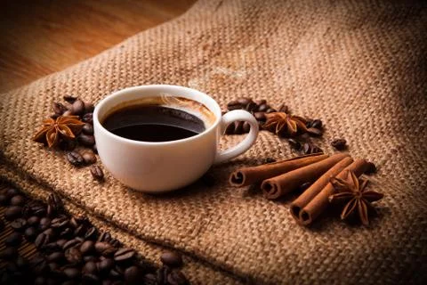 Coffee still life Stock Photos