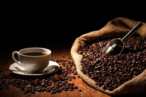 Coffee still life Stock Photos