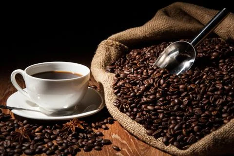 Coffee still life Stock-Fotos
