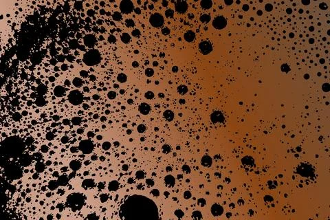 Coffee Storm Gradient with Grunge Dot Texture Stock Illustration