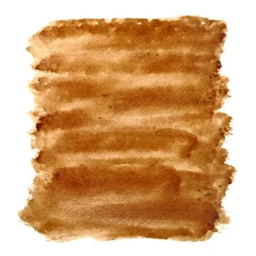 Coffee strokes isolated Stock Photos